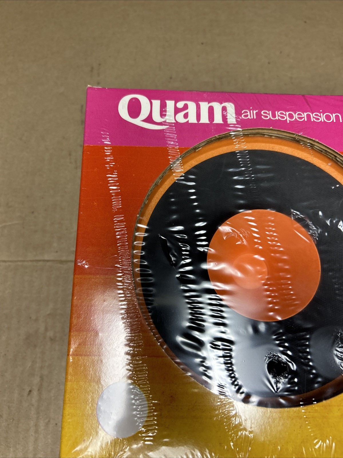 VINTAGE 8″ 8 Ohm QUAM 8C10FEX AIR SUSPENSION BIG BASS FULL RANGE SPEAKERS New