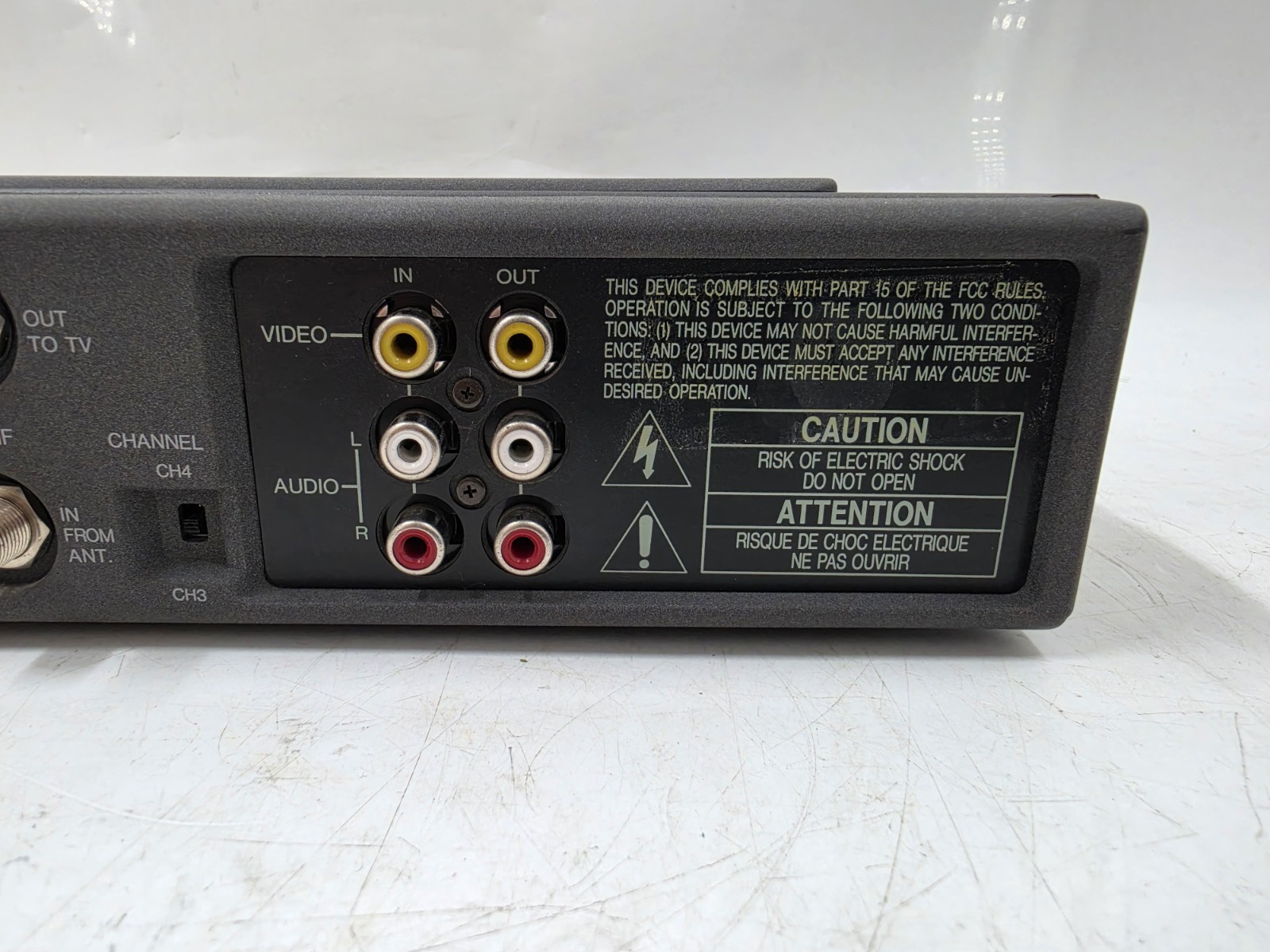 RCA VR800HF 8MM Hi8 Plus+ Hi-Fi Stereo VCR *Video Out Issues* – AS-IS – EB-20279