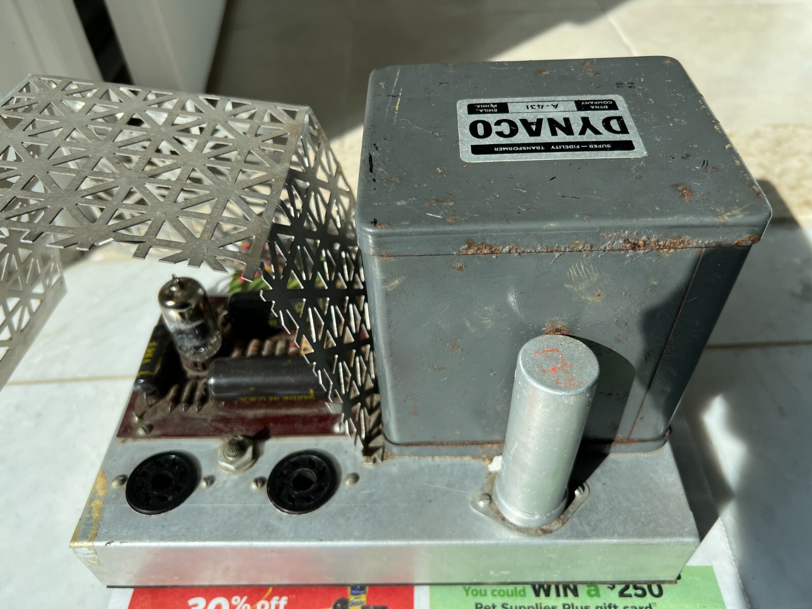 Vintage Custom Dynaco Mark III Tube Amplifier Power Supply A-431 Parts/Repair