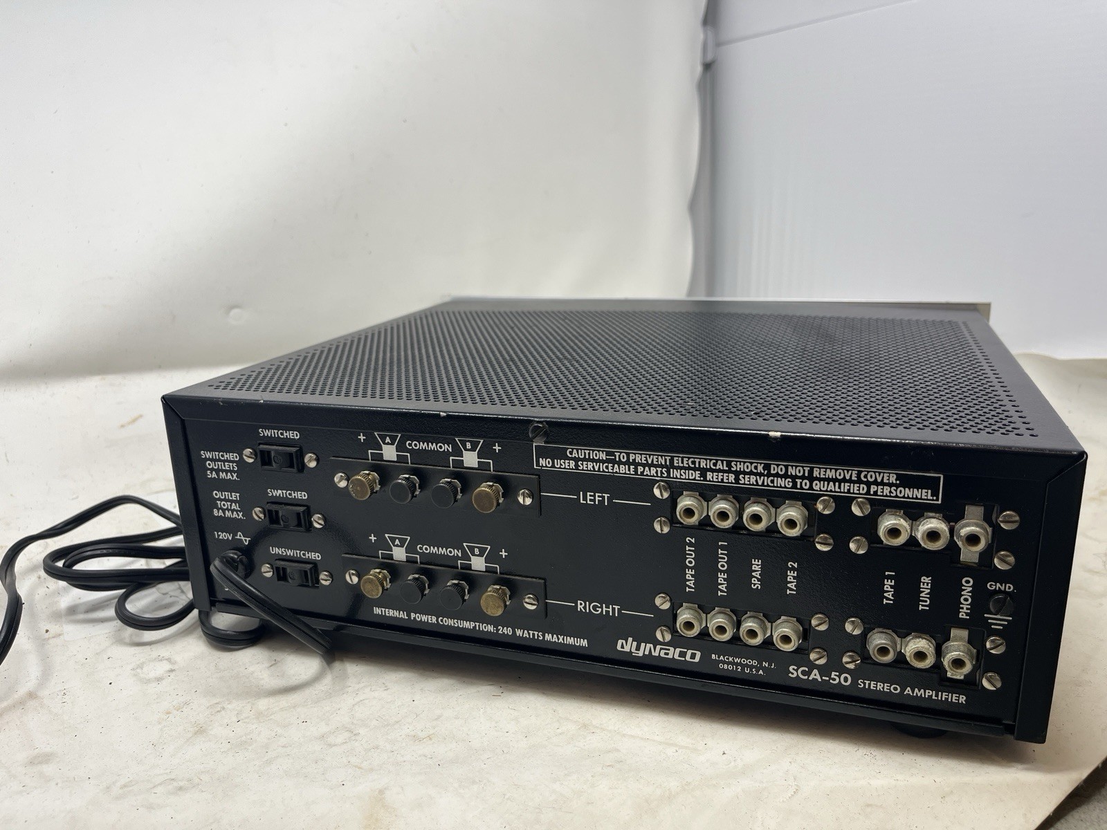 Vintage Dynaco SCA-50 Solid State Stereo Integrated Amplifier Tested Working