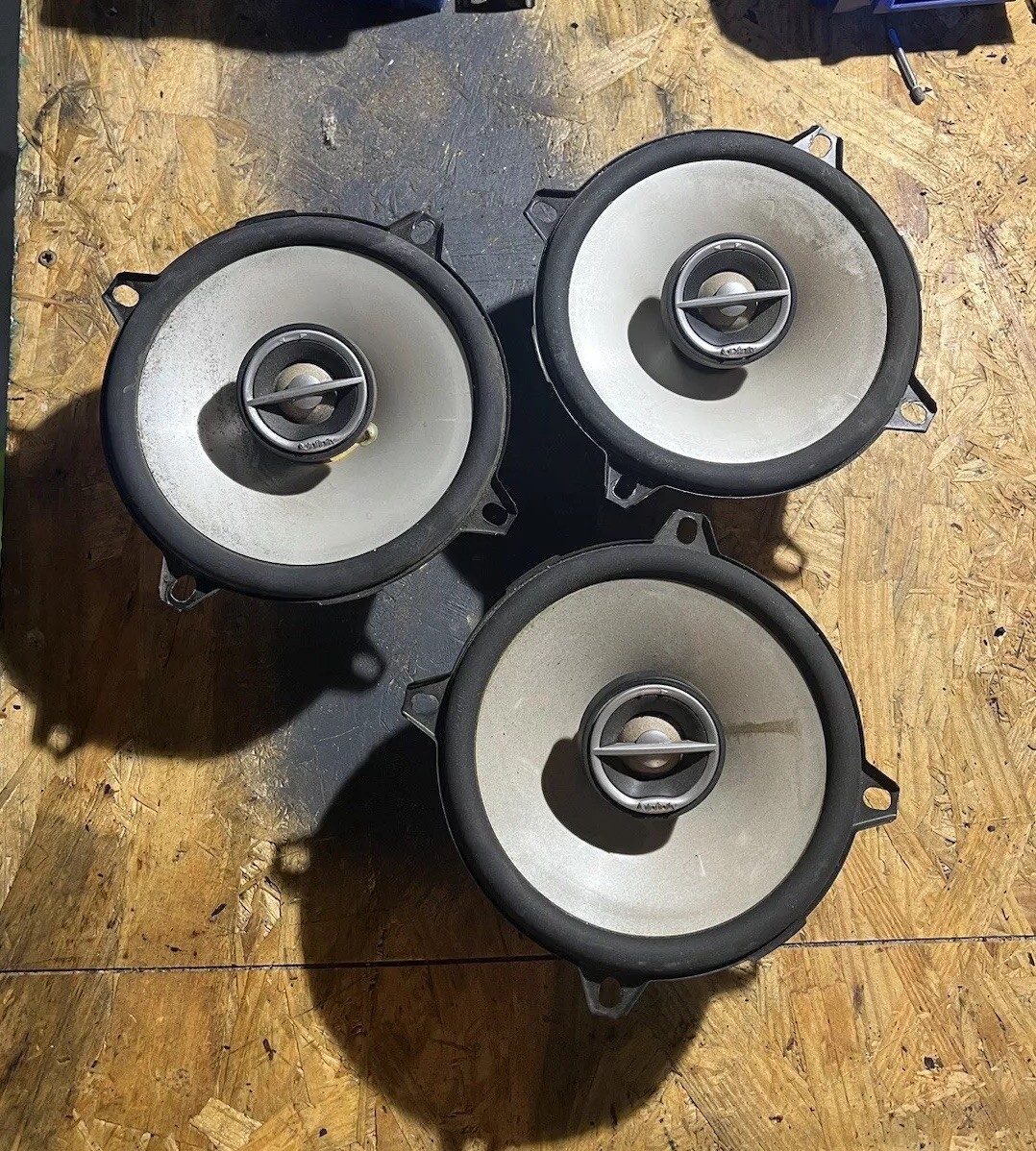 ✅Infinity Speakers Set Of Three Reference Series QREF507F 5-1/4″ 2-way Speakers