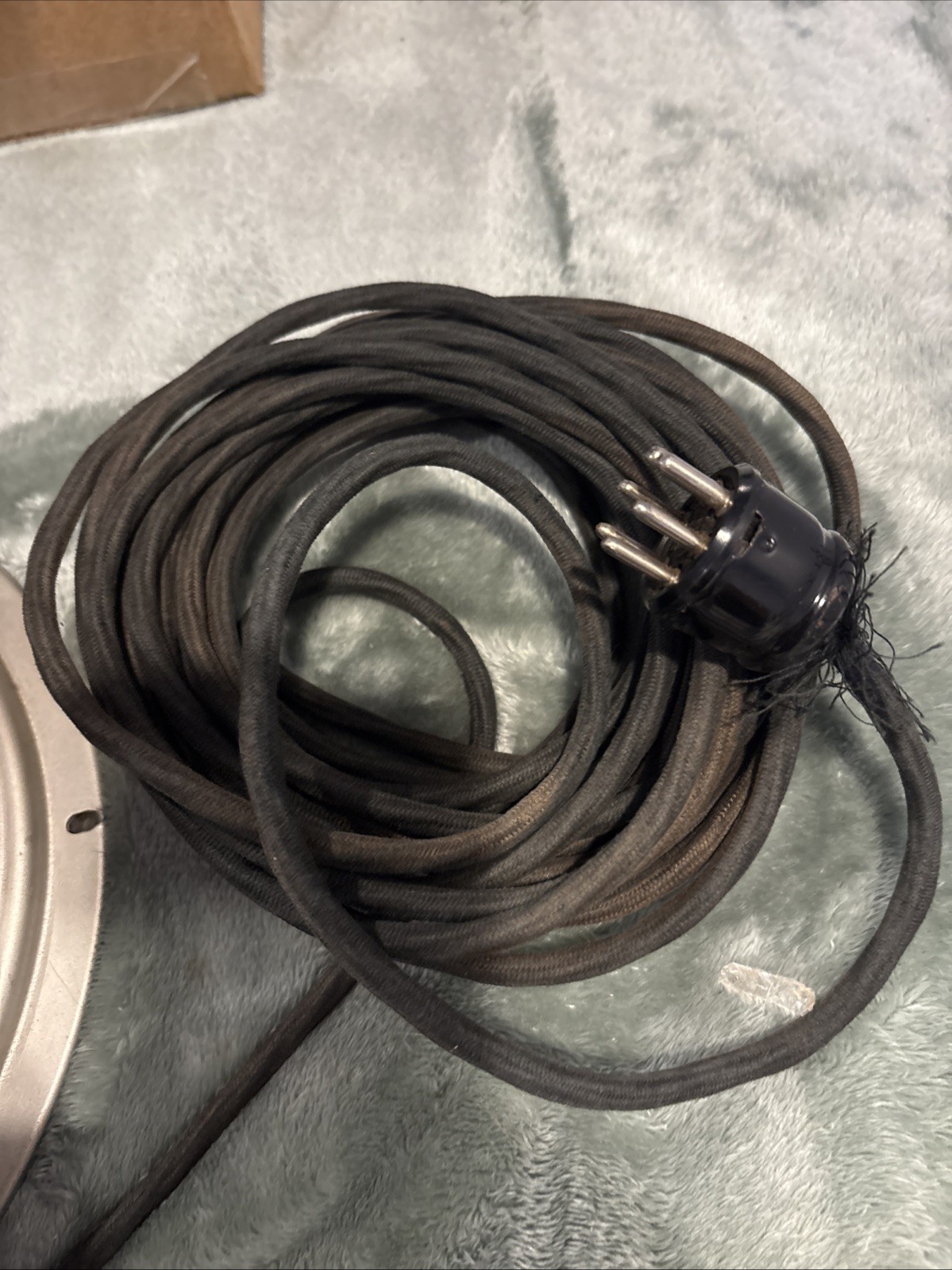 Vintage Rola K10 K-10 Speaker Driver 1500 Ohm Electrodynamic 10″ Long Plug Cord