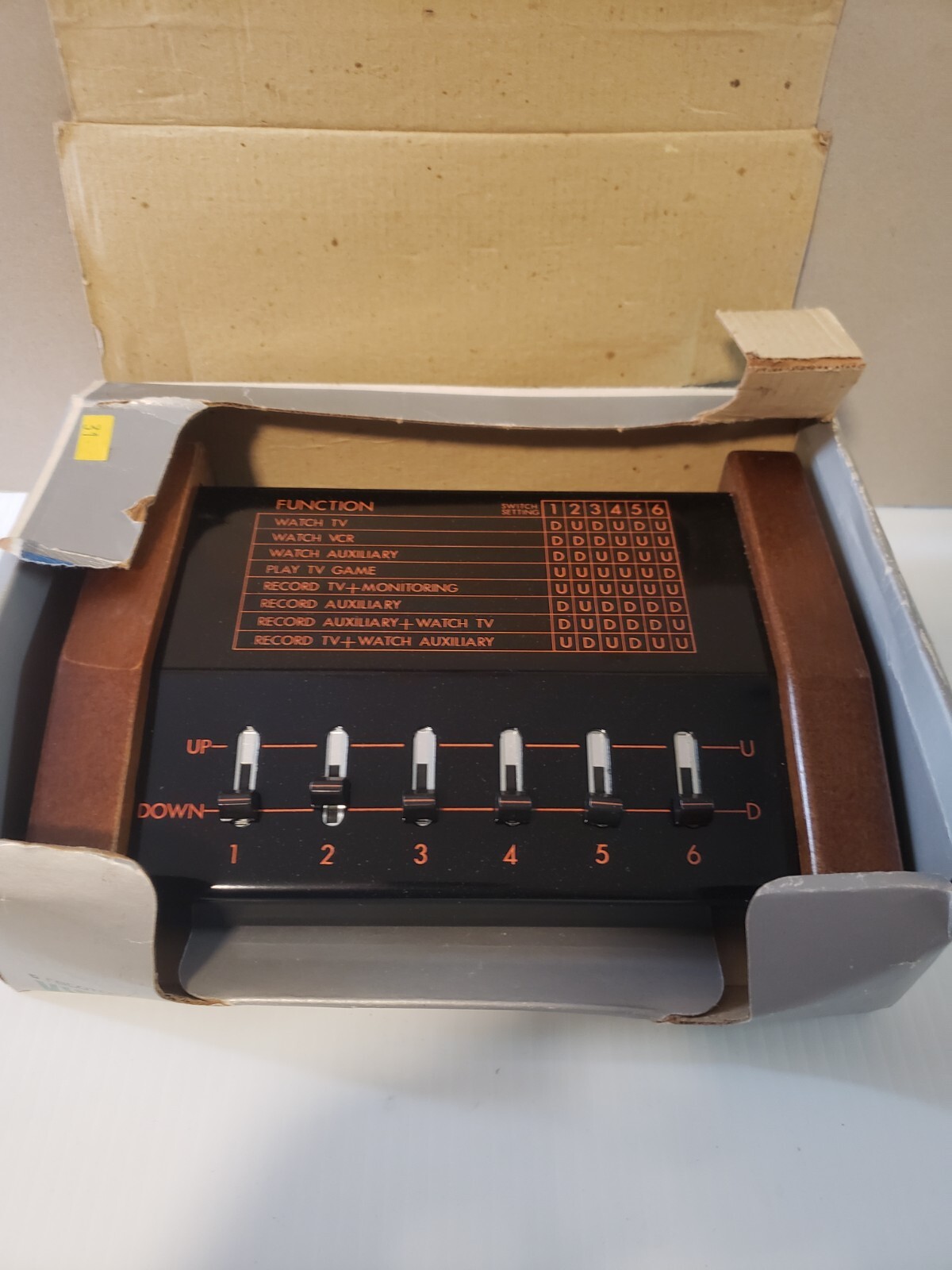 VIDEO CONTROL CENTER RECOTON The director Model-V312 Excellent Condition VINTAGE
