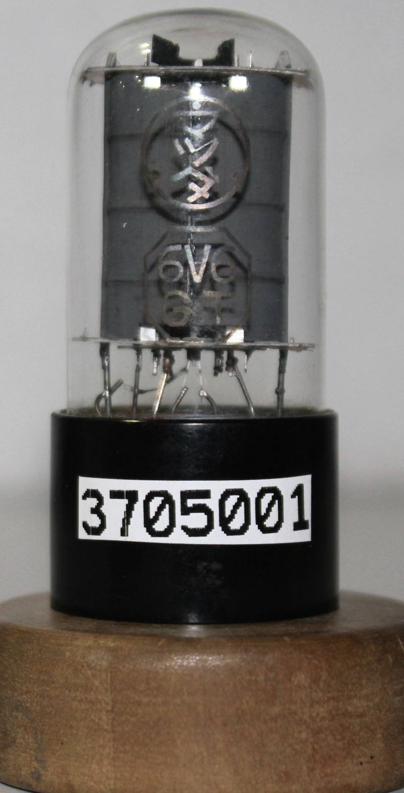 1x 1970s 6V6GT NANKING Bottom Square Getter Made in China Amplitrex Tested Tube