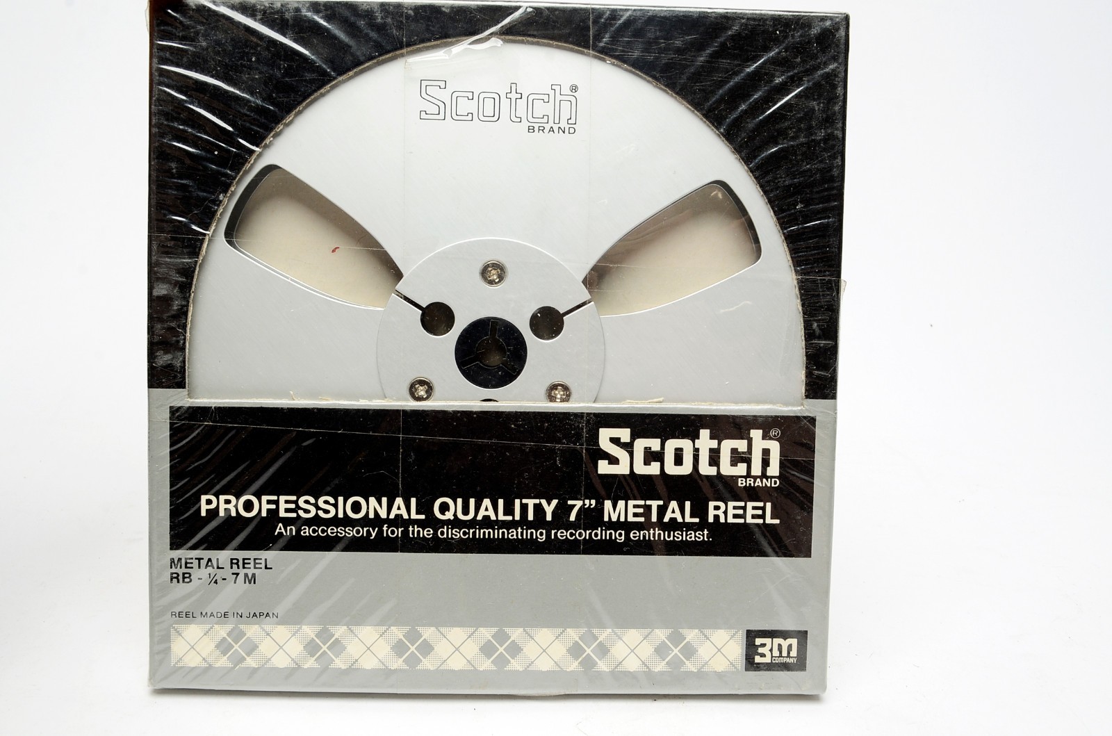 NOS Scotch 7″ Metal Reel RB-1/4-7M Reel to Reel Tape Reel Sealed 3M Japan VTG