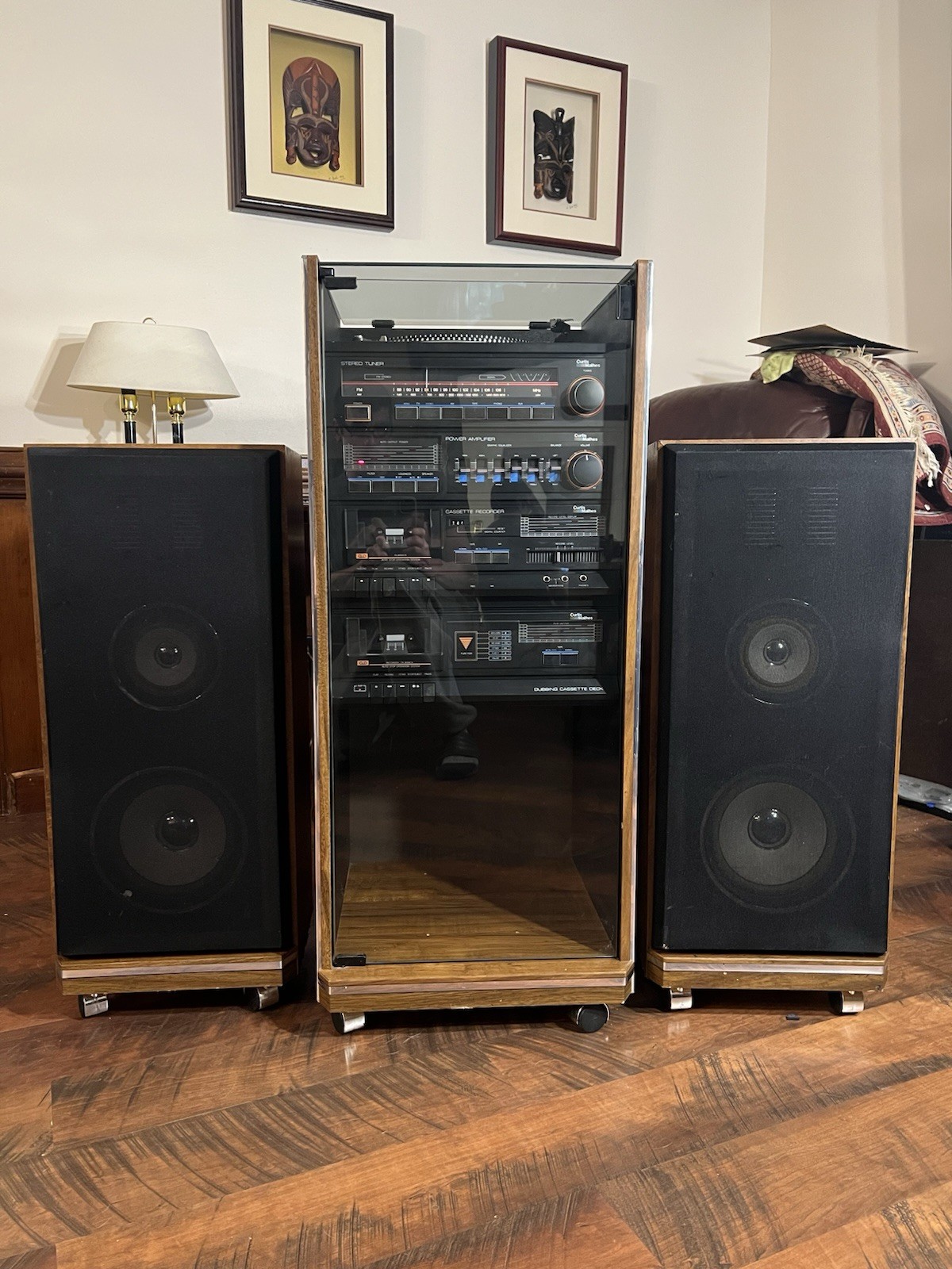 Curtis Mathes Vintage Stereo Console System Turntable Cassette KL818 KS618