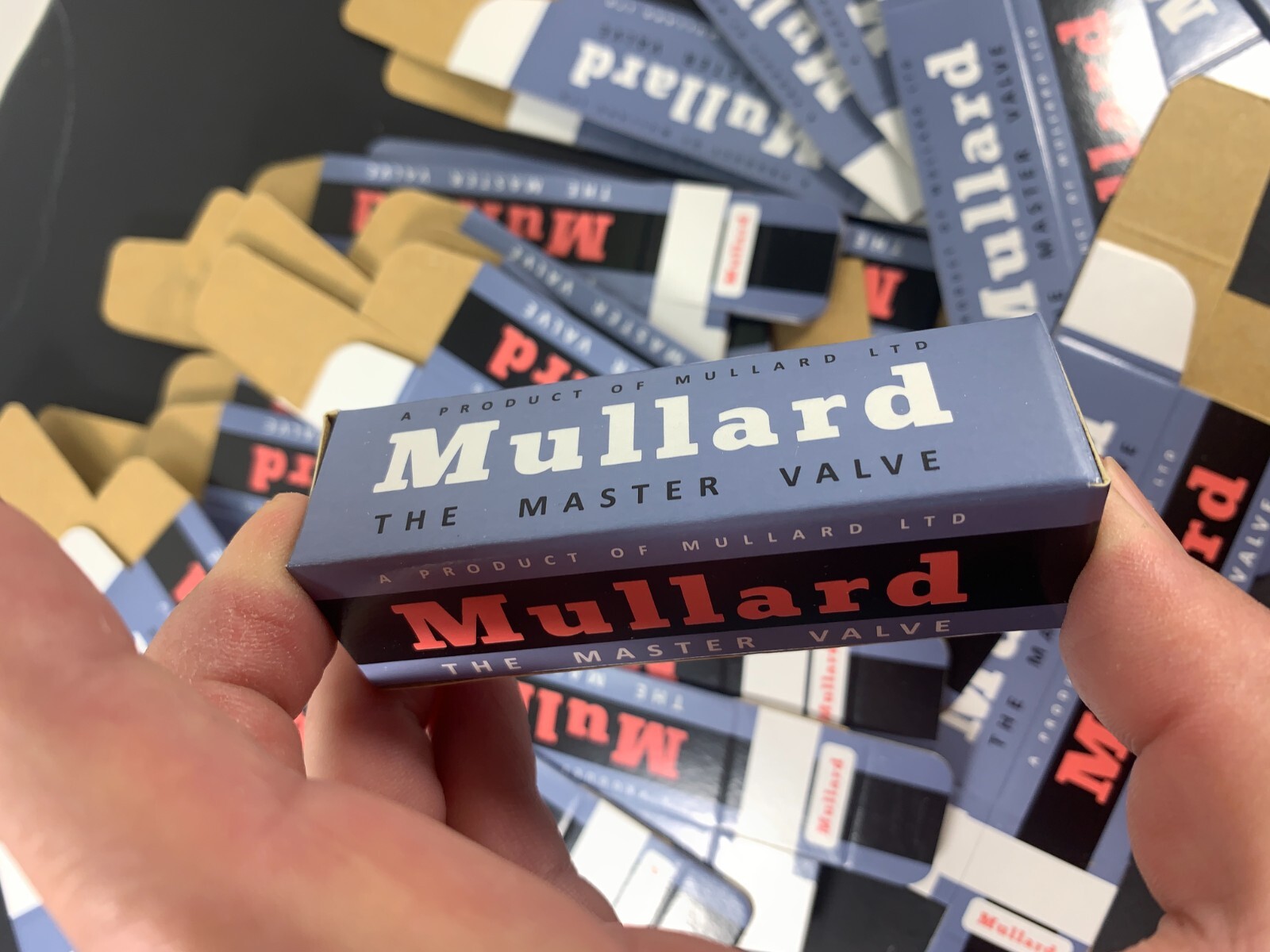 10 x Mullard BLANK CARTON BOX for Audio Tubes ECC83 ECC803S E188CC 12AX7