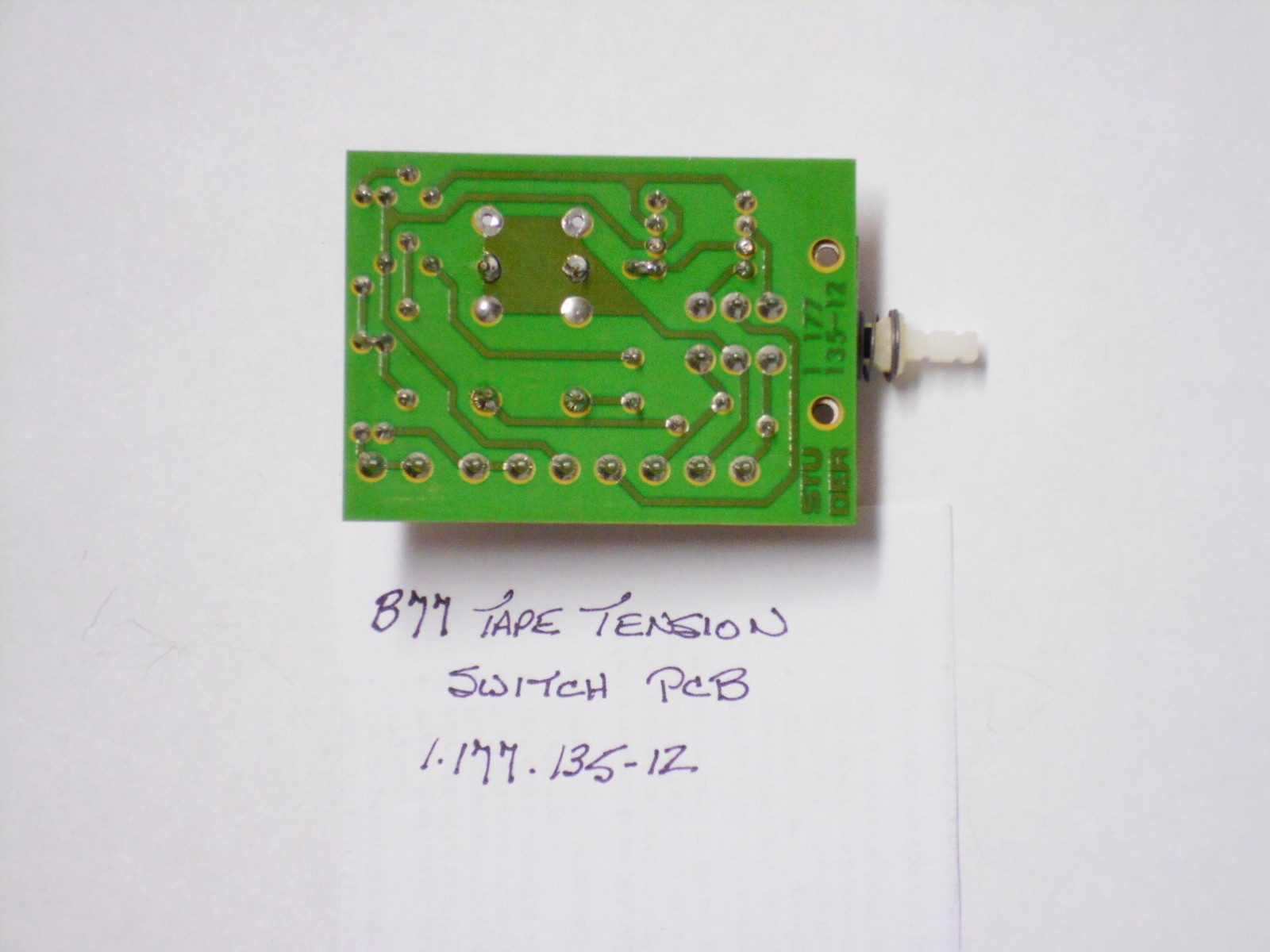 ReVox B77 Tape Tension Switch PCB 1.177.135-12 – Complete Cleaned/Recapped/Test
