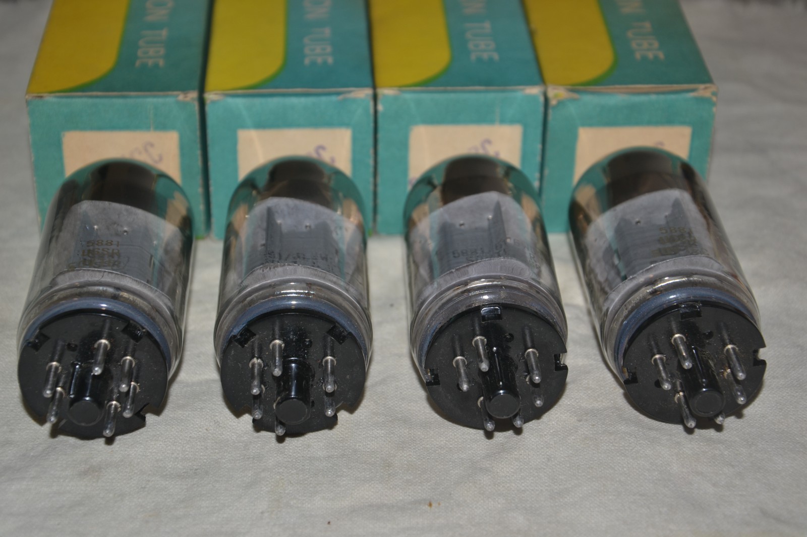 4 Vintage Strong Matched NOS NIB SOVTEK 5881/ 6L6WGC Tubes USSR