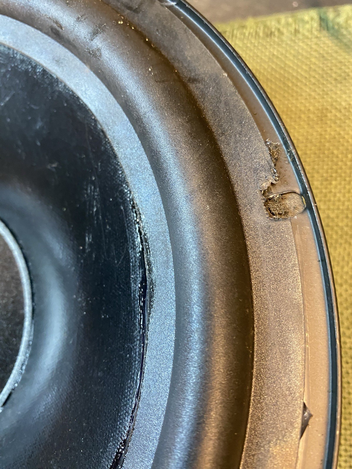 Infinity SM10-1 Woofer 71985 10″ Bass Driver 3.6 Ohm Refoamed Rubber Ring Mounts