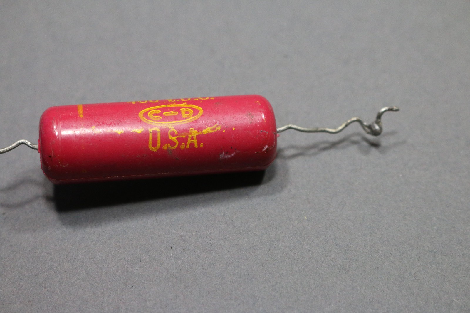Vintage Cornell-Dubilier Tiny Chief .25 uF 400V DC Capacitor Tube Amp Tested