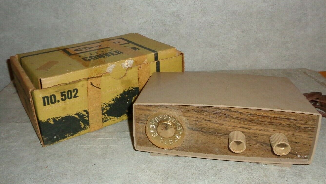 VINTAGE GAVIN NO. 502 SATURN SUBURBAN UHF CONVERTER #####