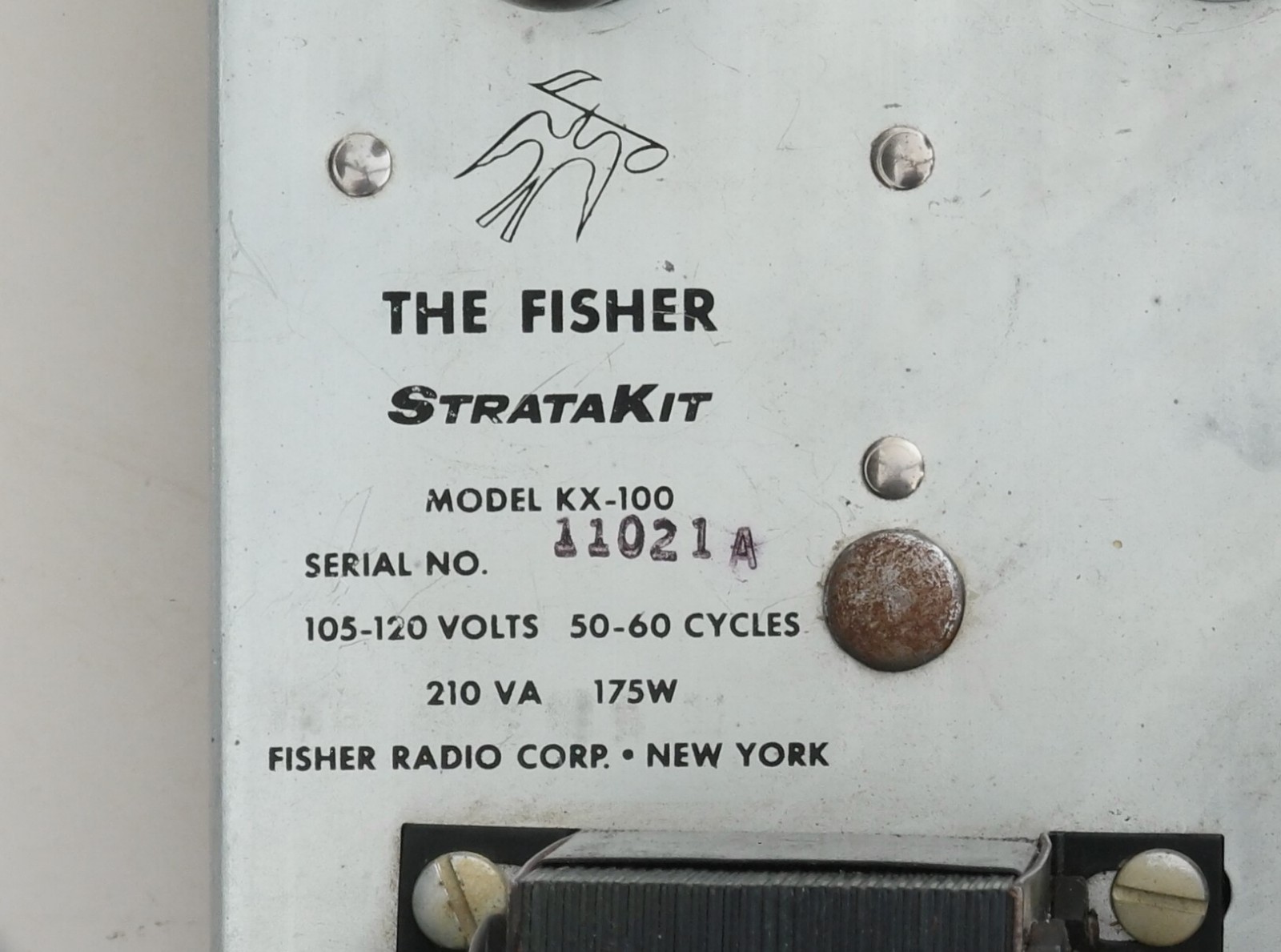 Fisher KX-100 Stereo Master Control Amplifier