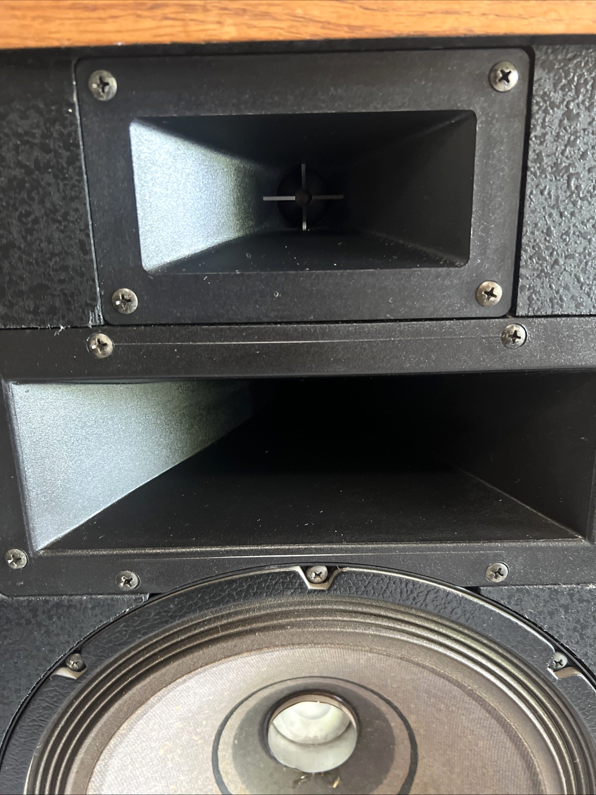 Vintage Pair of Klipsch Heresy II Loud Speaker System 4 ohm 94db RARE Tested!