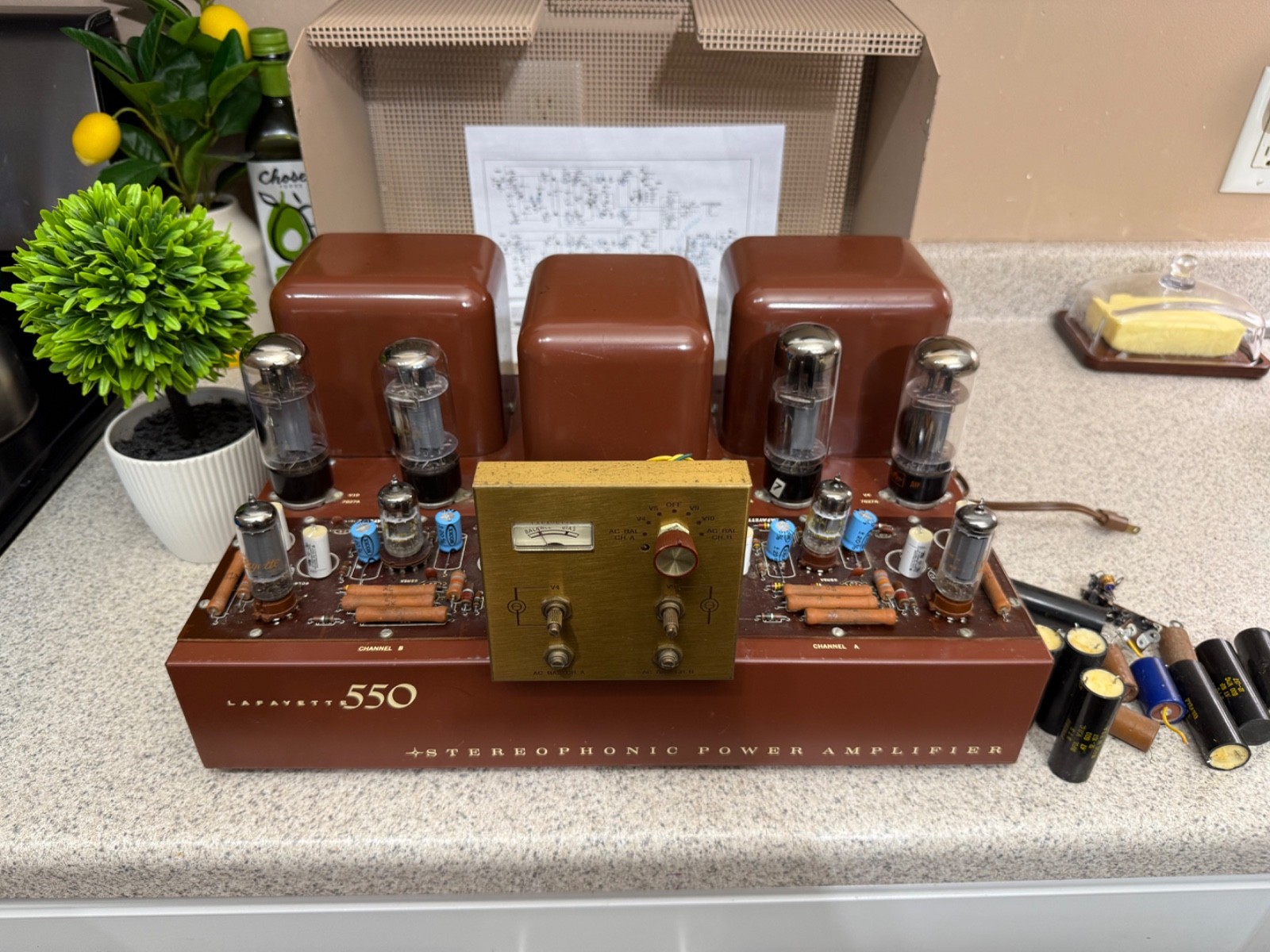 lafayette 550 tube amp