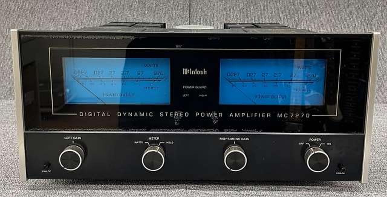 McIntosh MC7270 Stereo Power Amplifier 270WPC Vintage Audio Tested Working