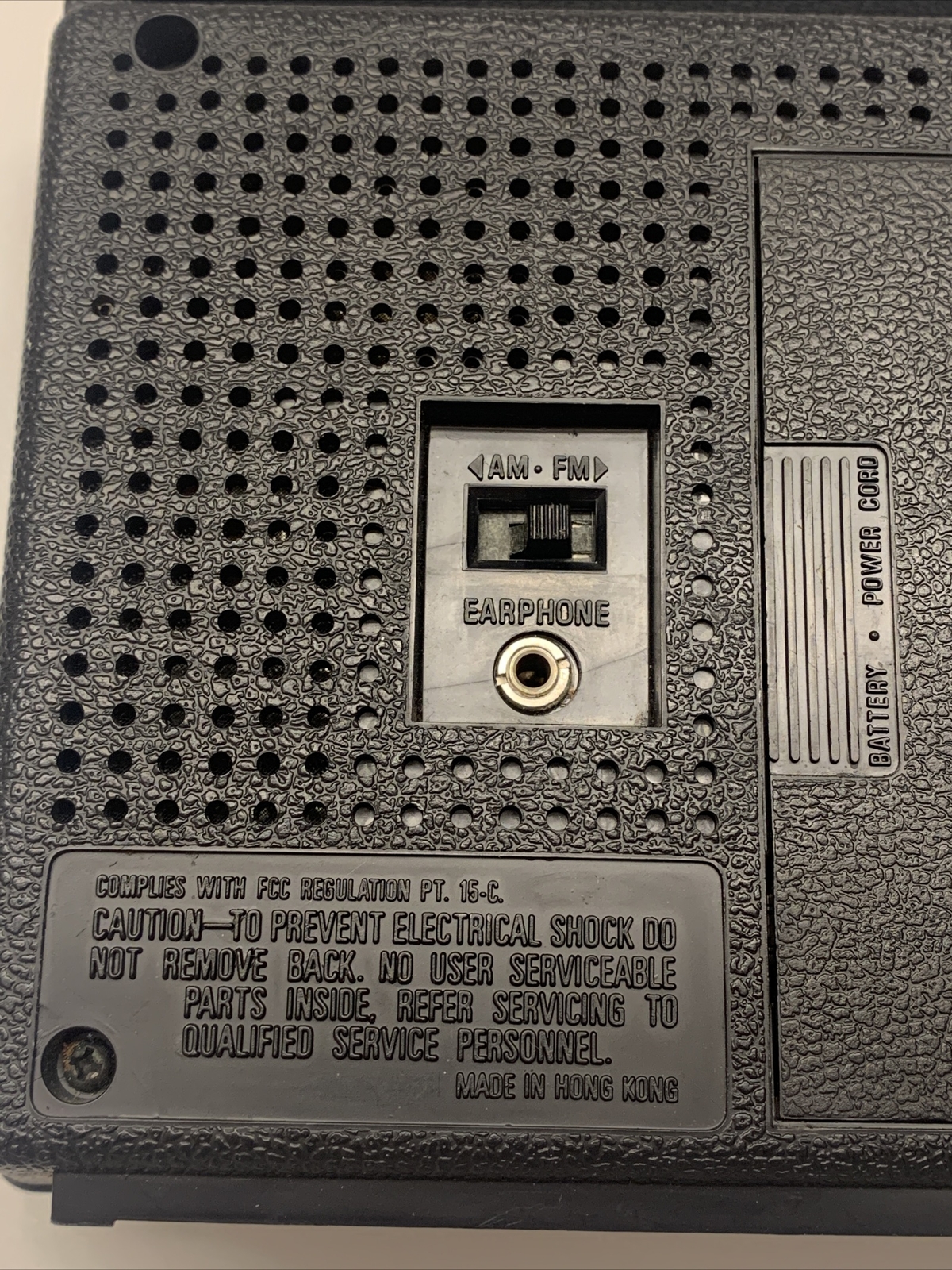 GE General Electric Solid State Radio Model 7-2810E Portable AM/FM Works Great
