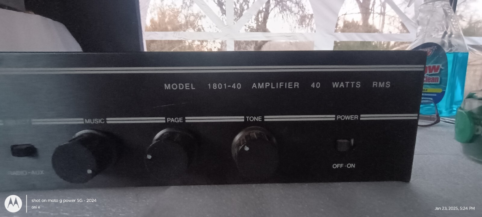 University Sound Vintage Amplifier – 1801-40