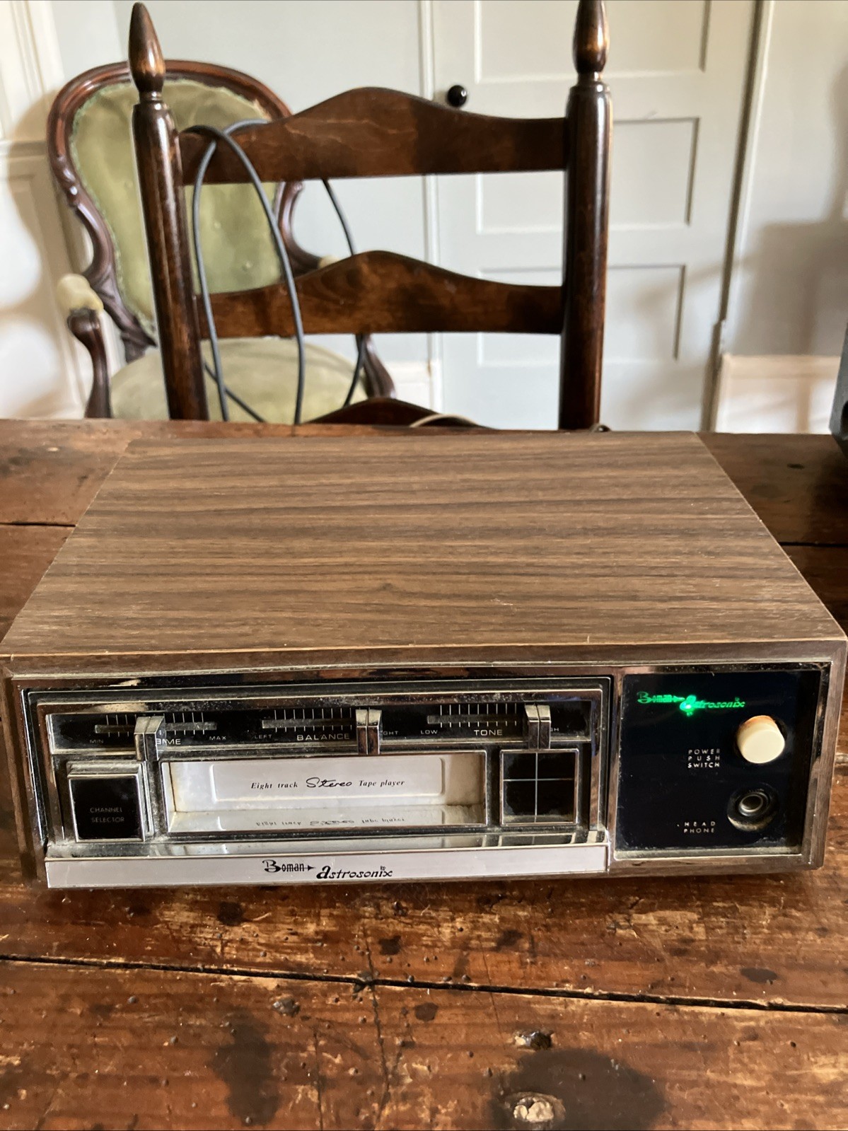 Vintage Boman Astrosomix HA-808A 8-Track Player – Works But Needs Speed Repair