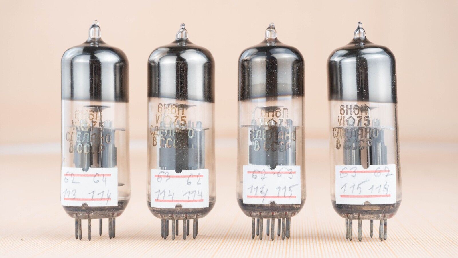 SP Order 6x 6N6P Tubes Matched Export 75