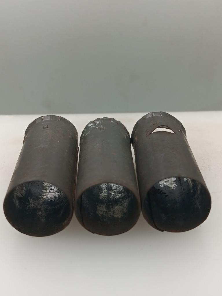 Set of Three 2 1/8″ 7-Pin Tube Heat Shields Serious Tubes U237