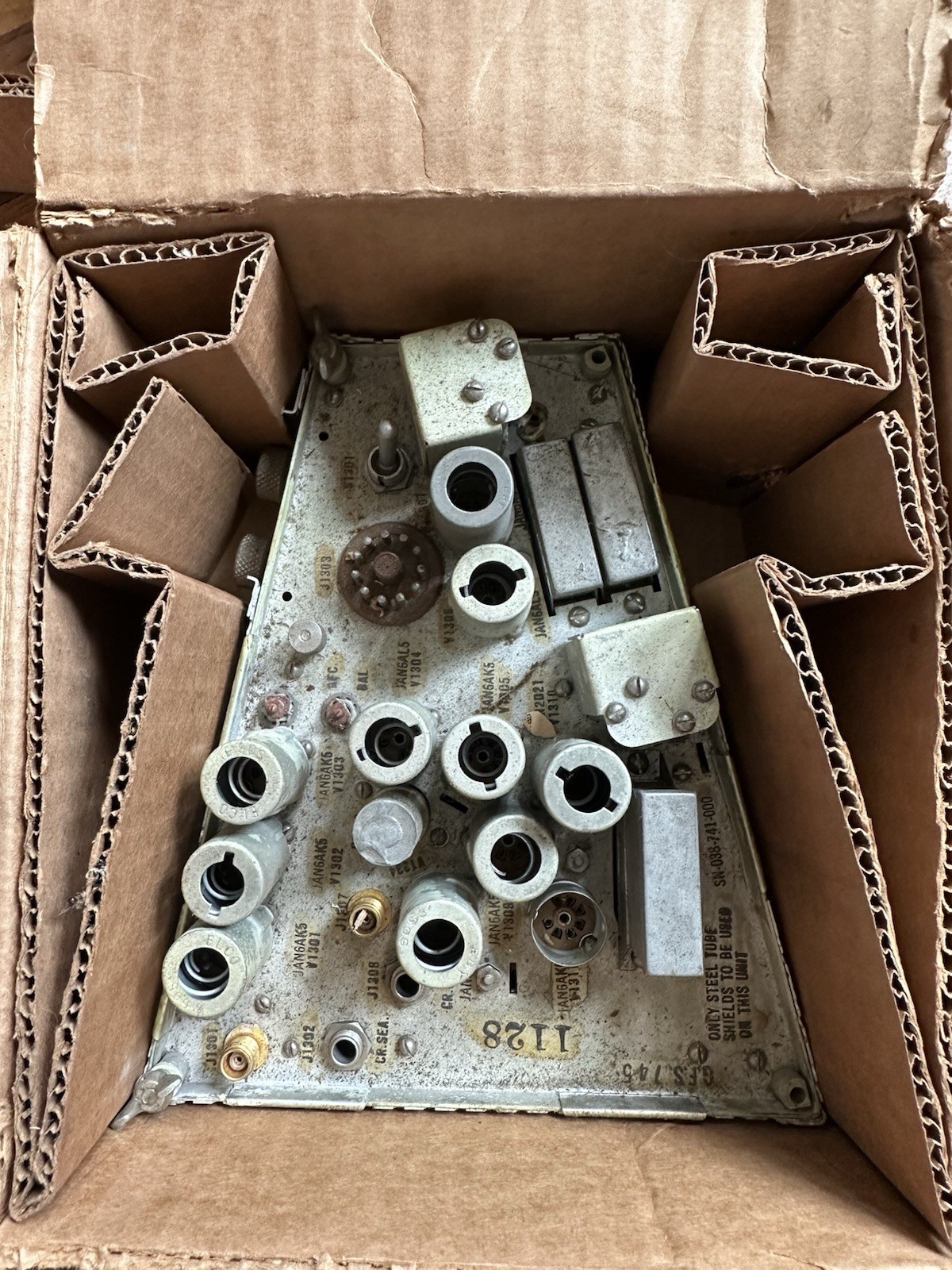 Western Electric GS-15854 BZG Unit Tube Communications Module Original 1955 Box