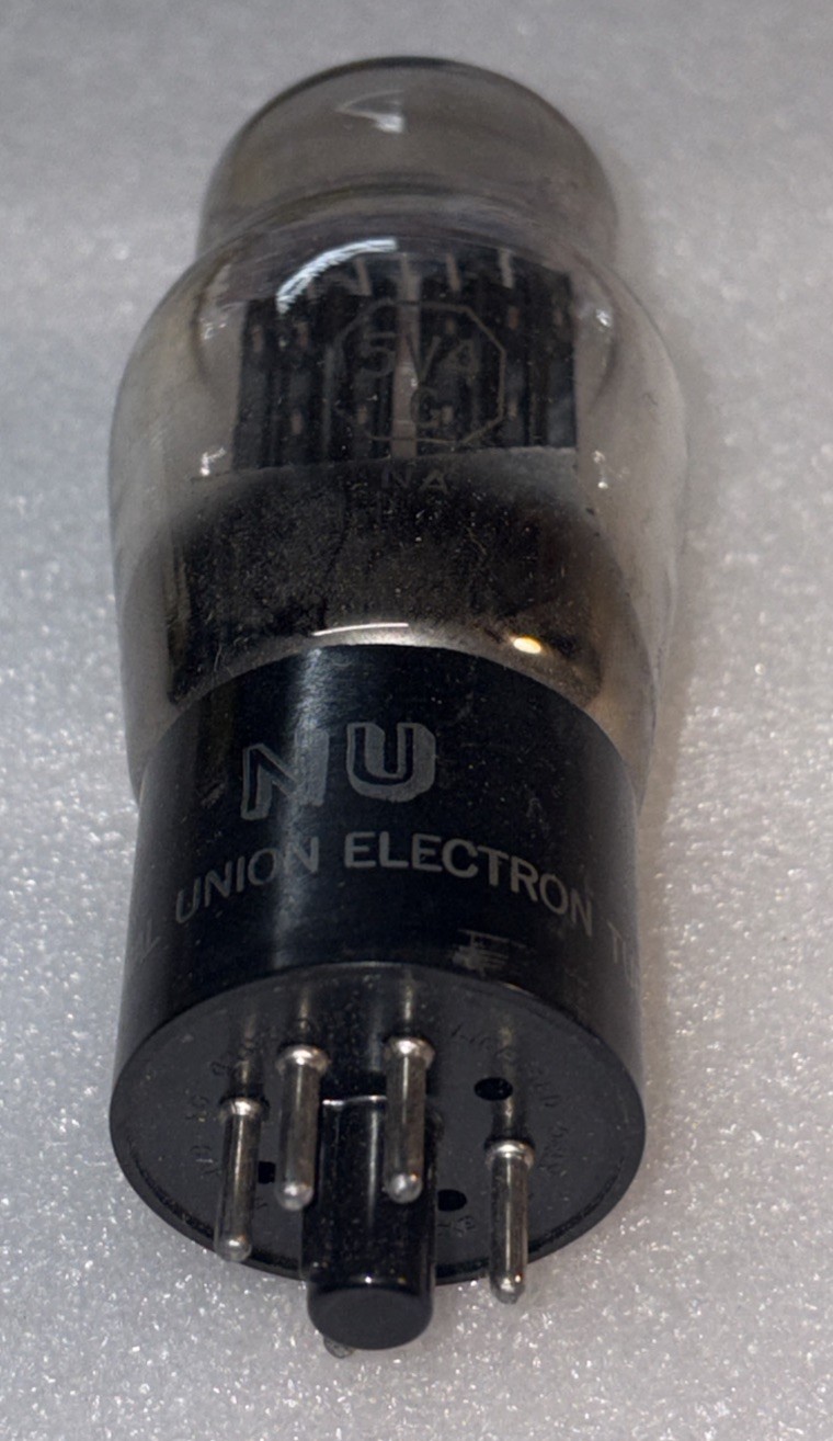 National 5V4G Rectifier Tube Tested Strong