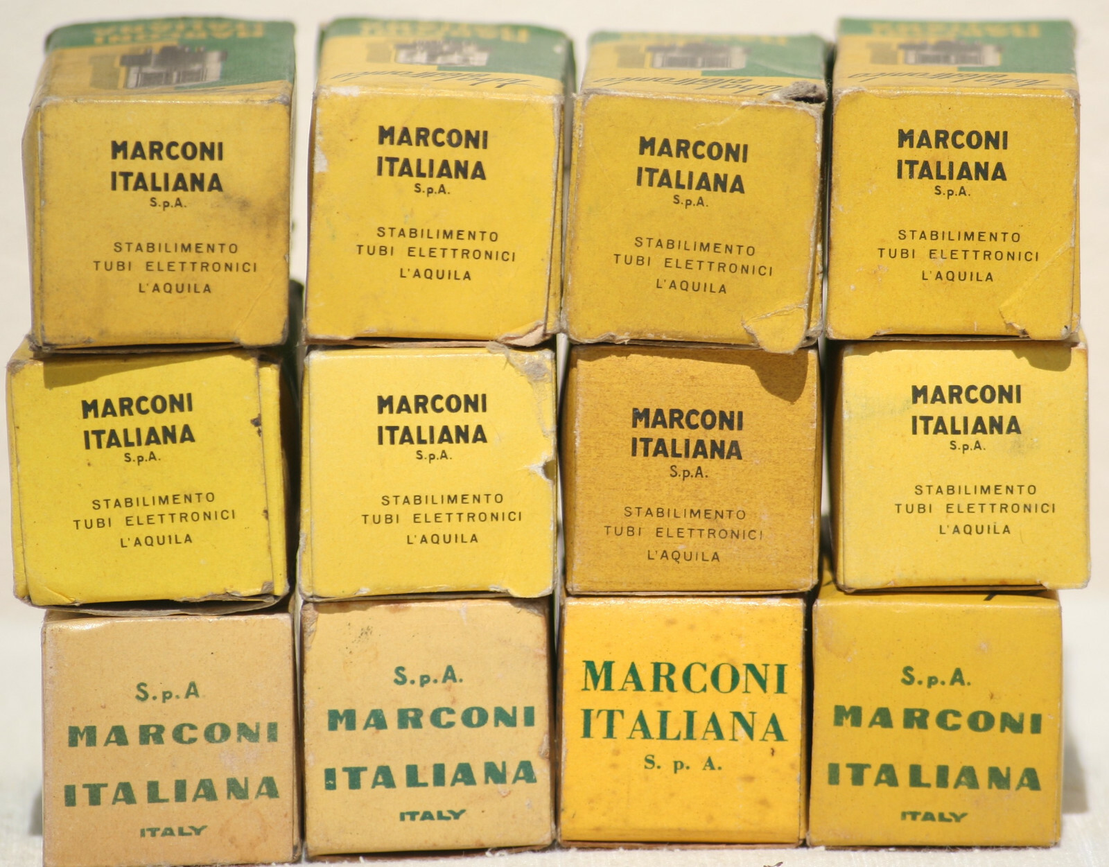6sn7 tube gt Marconi Italy tubes amplifier preamp b65 vt-231 ecc33 33s30 valve