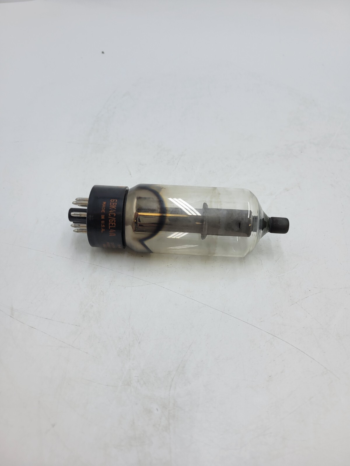GE 6BK4C 6EL4A Electronic Vacuum Tube 8-Pin Plug-In Sharp Cutoff Beam Pentode