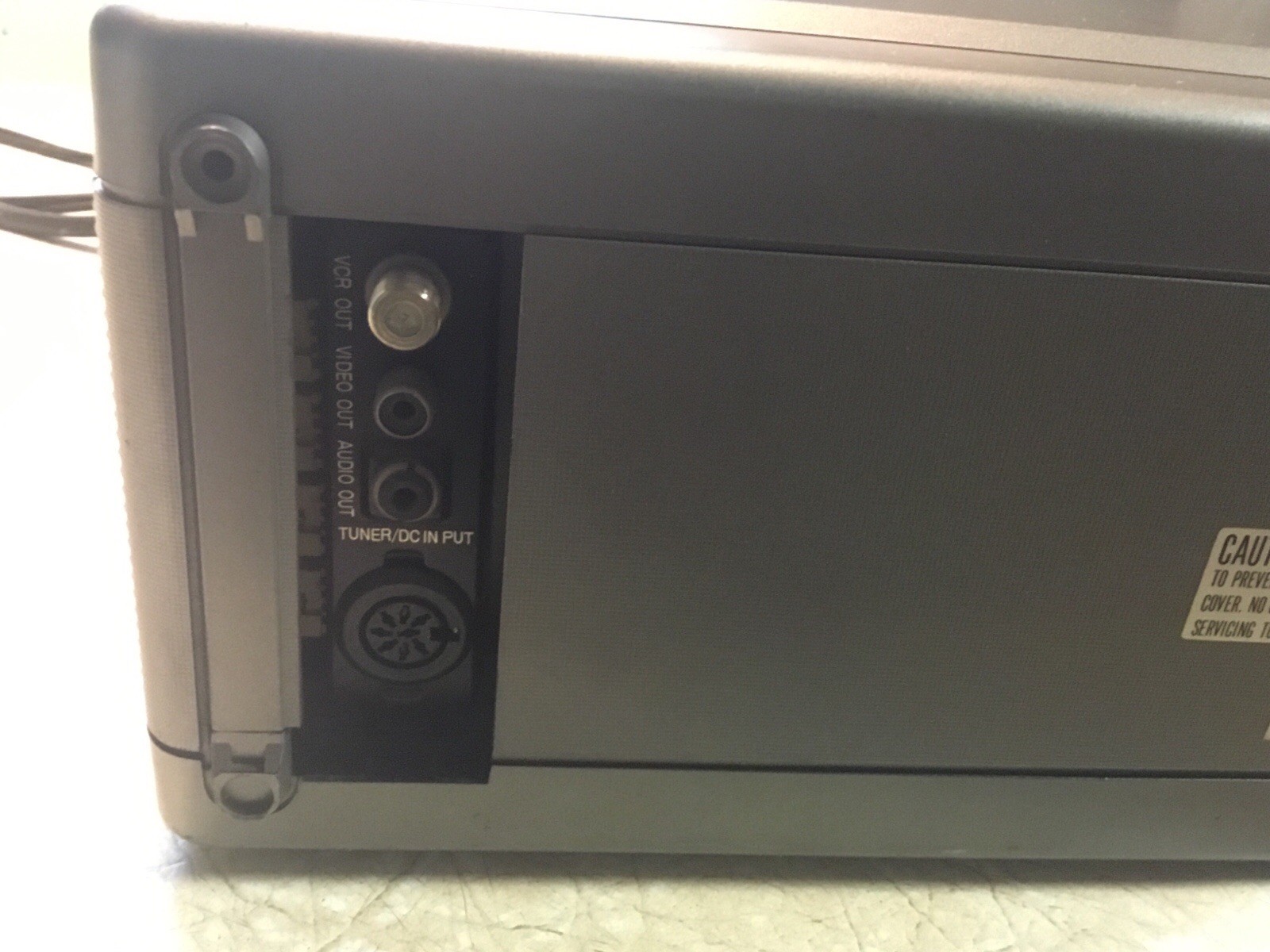 Sears Betavision VCR & Case & Video Tuner Clock VHF/UHF POWER UP RARE 1980 Lot