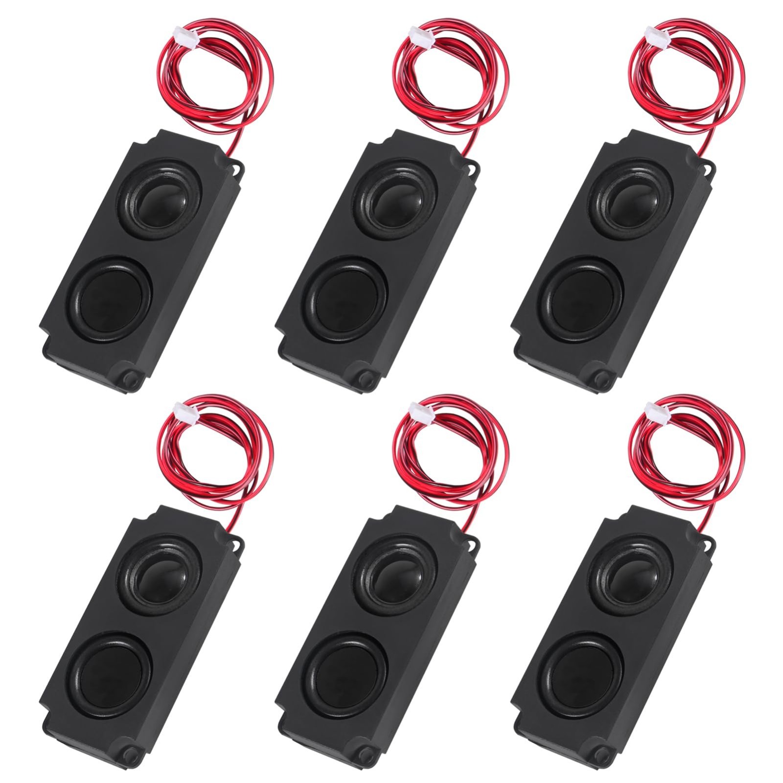 6pcs Mini Full-Range Speakers 5W 8 Ohm for Arduino DIY Projects JST-PH2.5mm Inte