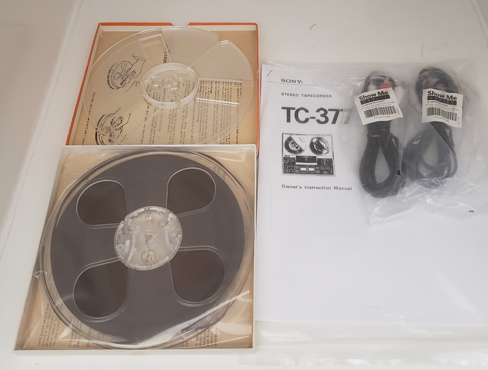 Sony TC-377 Reel To Reel 4-Track Stereo Tape Deck – serviced