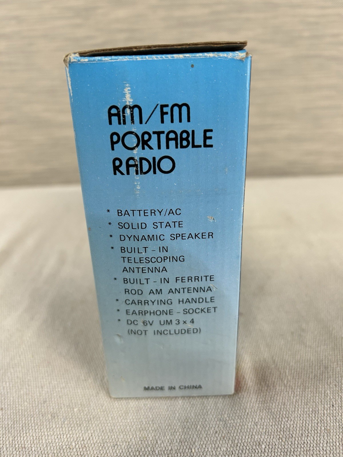 Stewart Vintage AM/FM Portable Radio Model ST 841C – AC/DC – New In Box