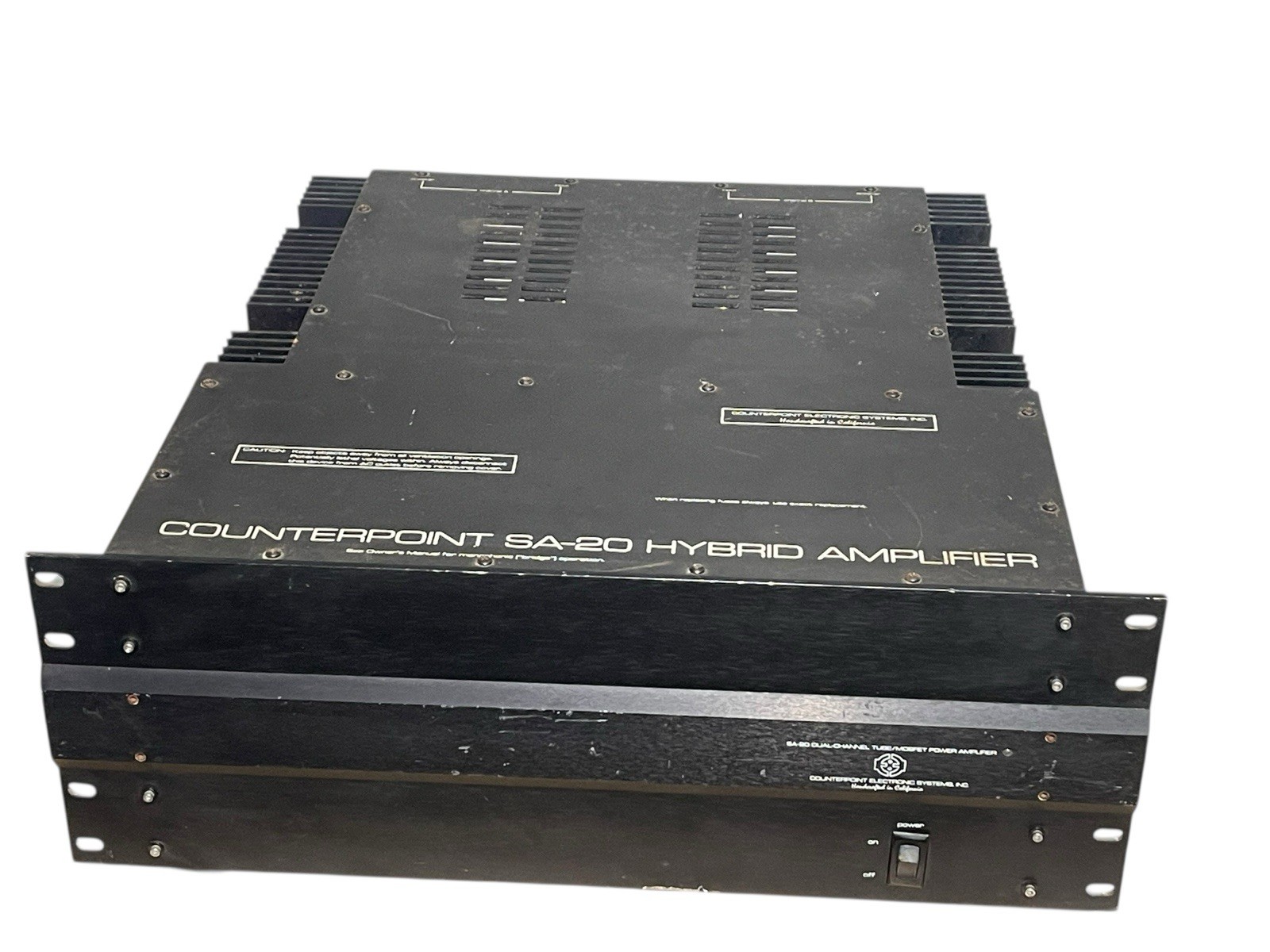 Counterpoint SA-20 Hybrid Tube Power Amplifier – Parts Or Repair