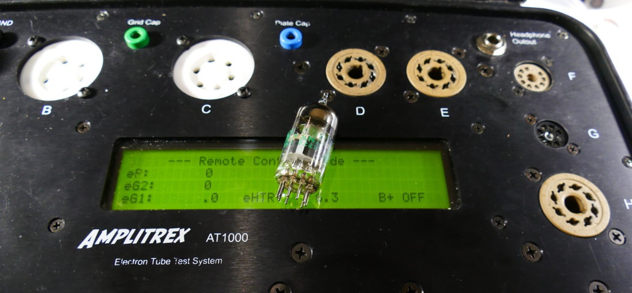 6922 JAN SYLVANIA – GREAT SOUND ~ AMPLITREX TESTED 88% BOTH TRIODES SEE DATA