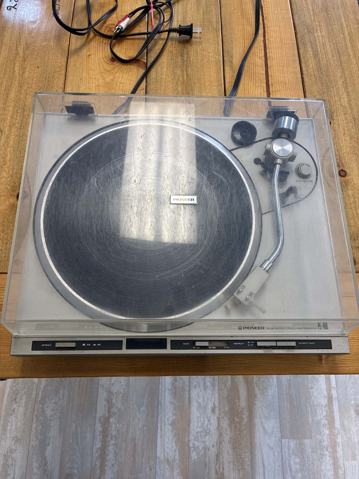 1980 Pioneer PL-400 Direct Drive Stereo Turntable