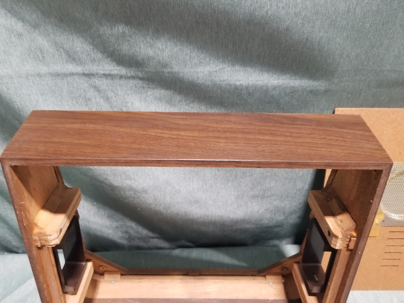 Sony TC 366 Reel to Reel ~ Wood Case Back and Feet Name Plate Hardware