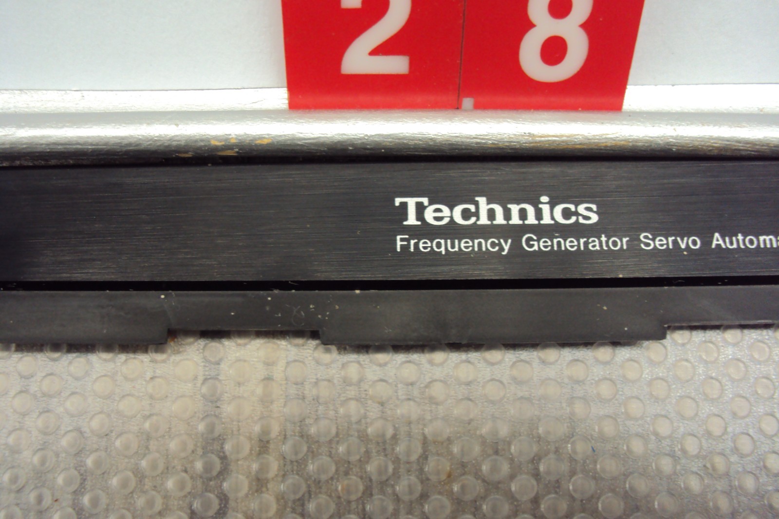 Technics SL-220 Or SL-210 Turntable Front Trim Piece. Tested Parting Out SL-220