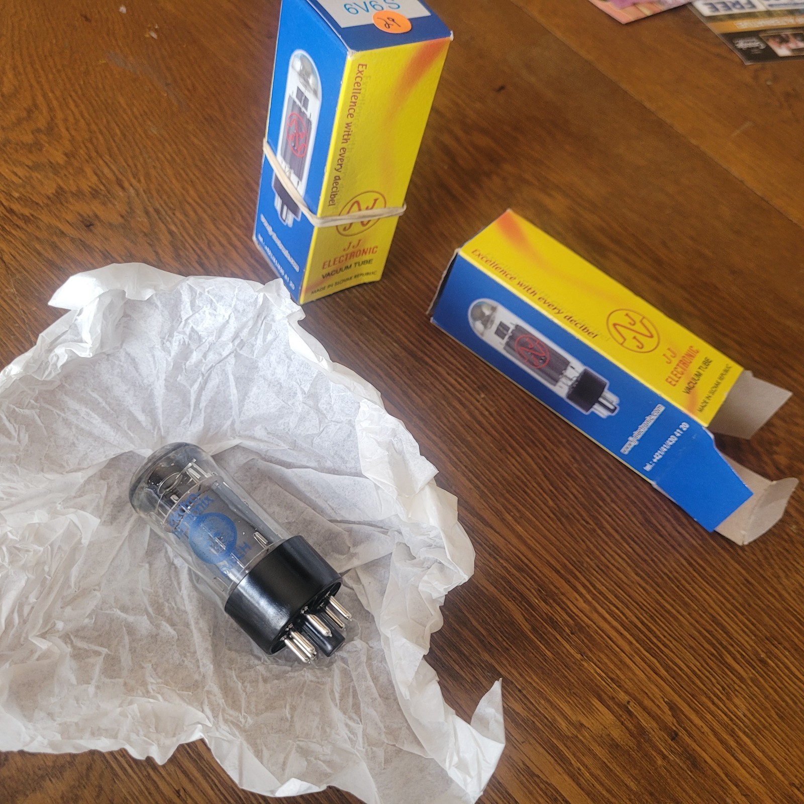 Pair of JJ Electronic 6v6S Vacuum tubes