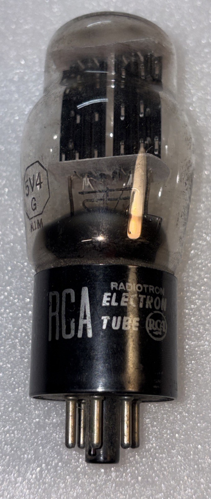 RCA 5V4G Rectifier Tube Tested Strong