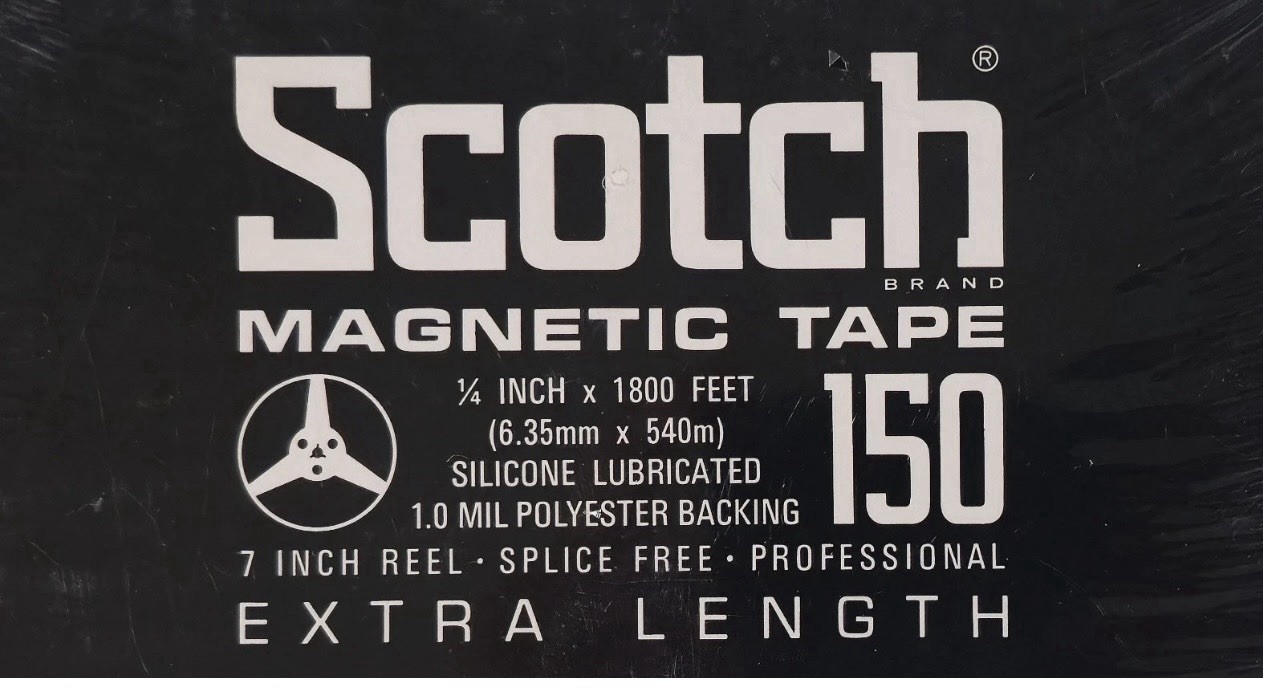 SEALED SCOTCH Magnetic 150 Blank Reel To Reel 7” Tape 1/4” x 1800 Ft – LOT OF 2
