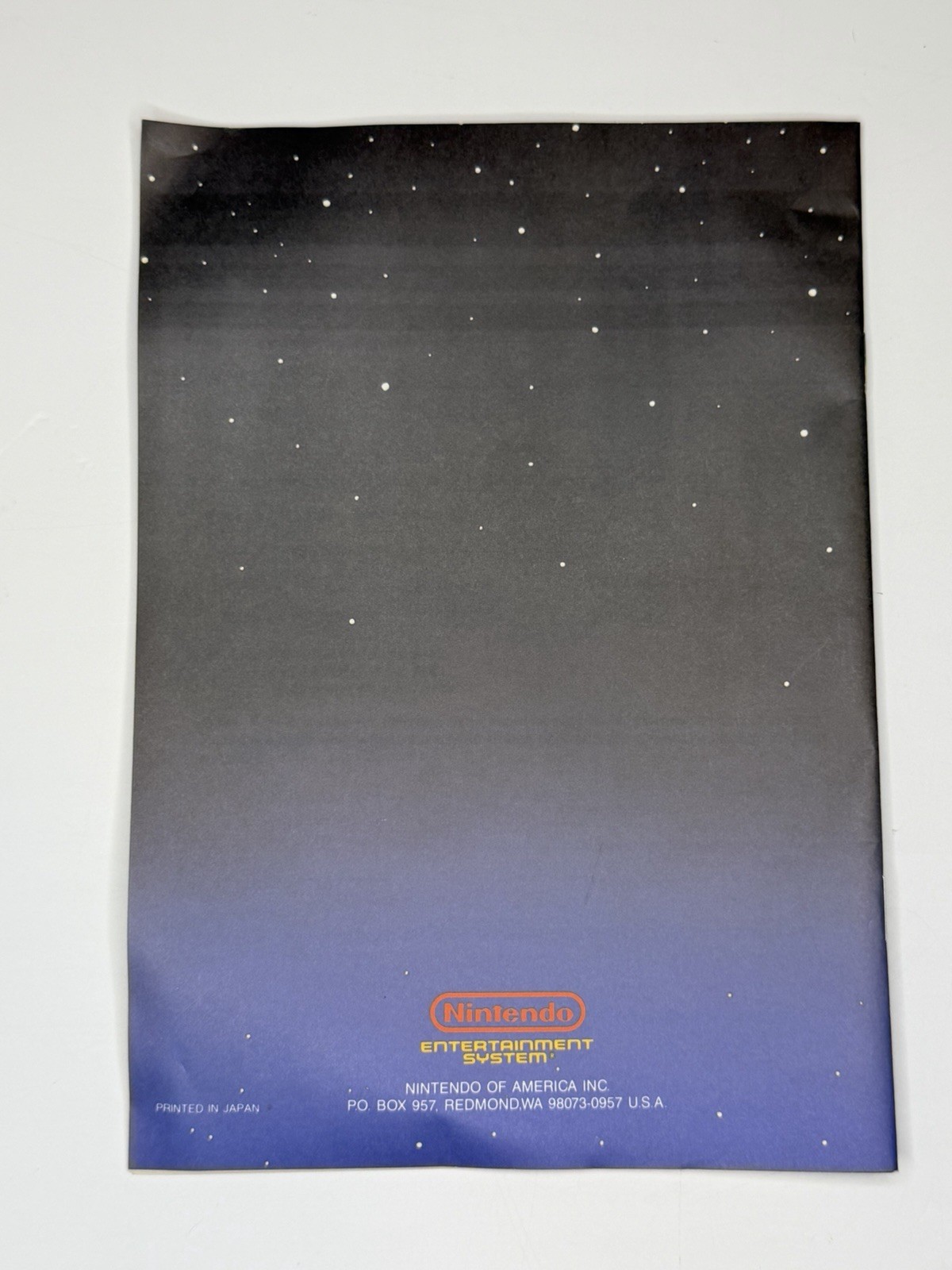 Nintendo Entertainment System Control Deck Instruction Manual NES-USA