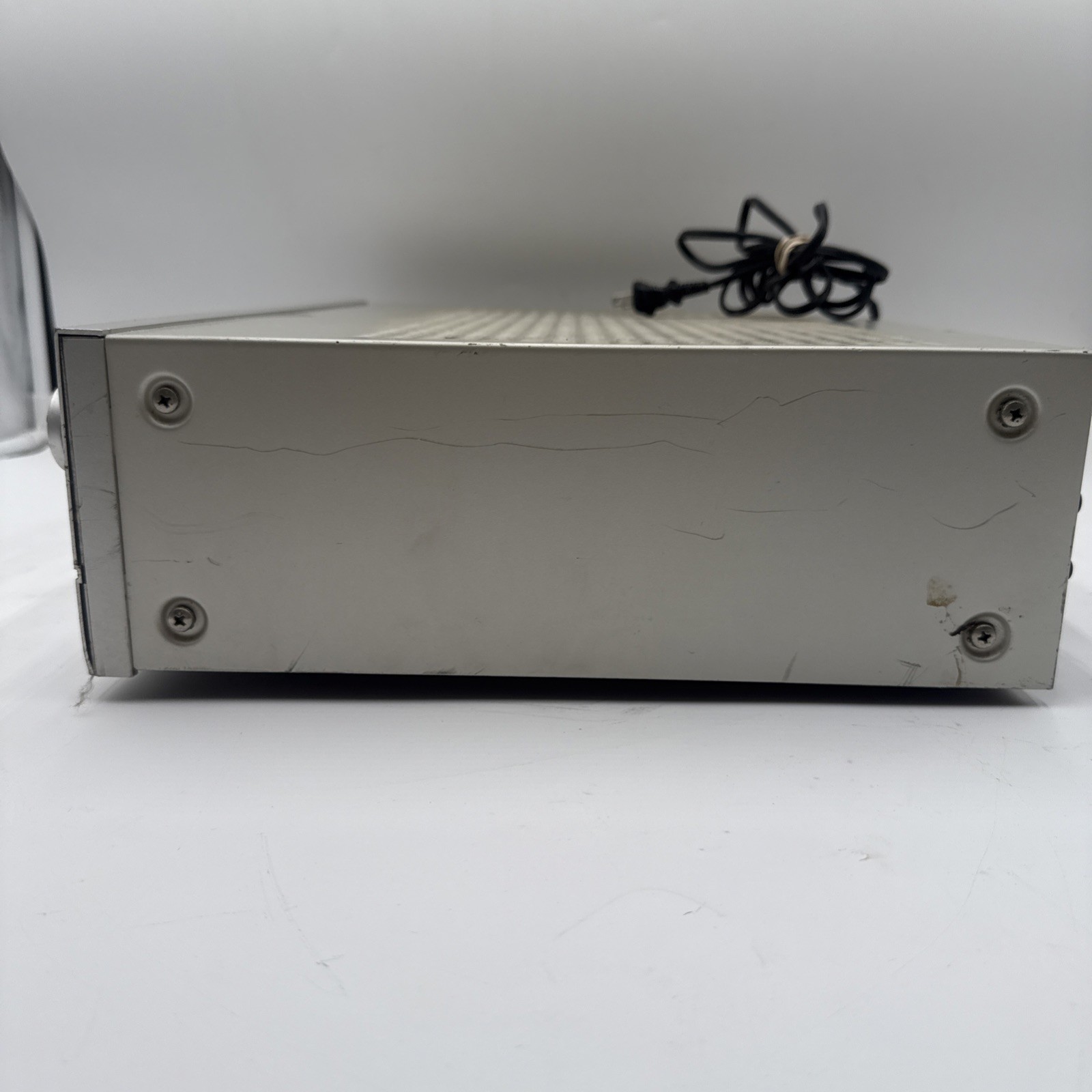 Technics SA-424 Quartz Digital AM/FM Stereo Silver Receiver Tested FREE SHIPPING