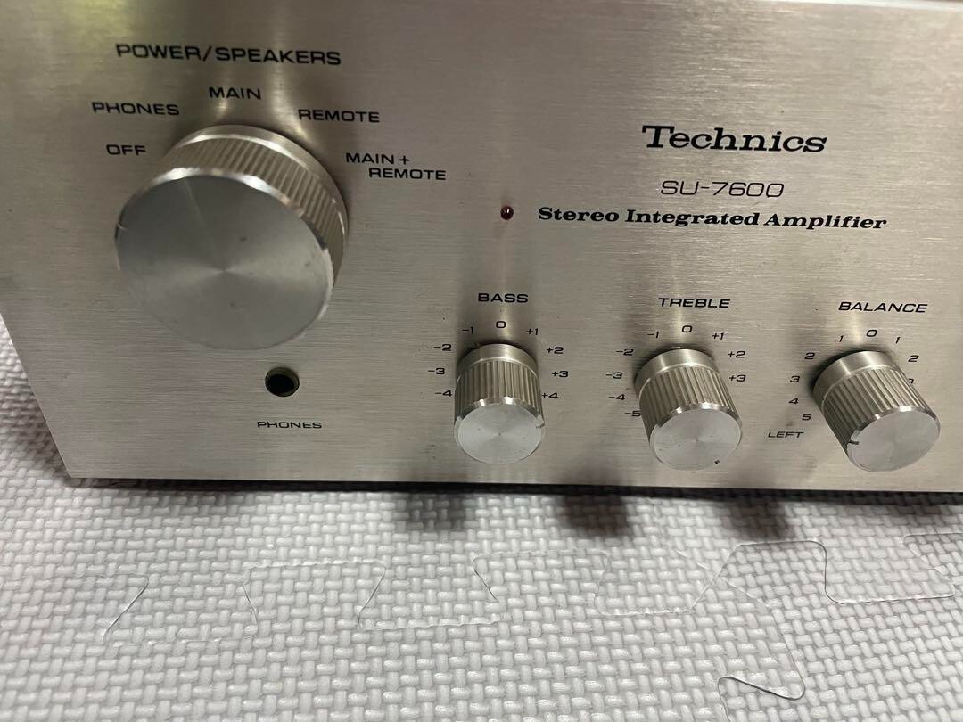 TECHNICS SU-7600 Integrated Stereo Amplifier Made in Japan