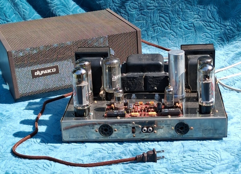 DYNACO DYNAKIT ST 70 Tube Amp, 1959, Stereo 70 Amplifier, Looks & Sounds Great!