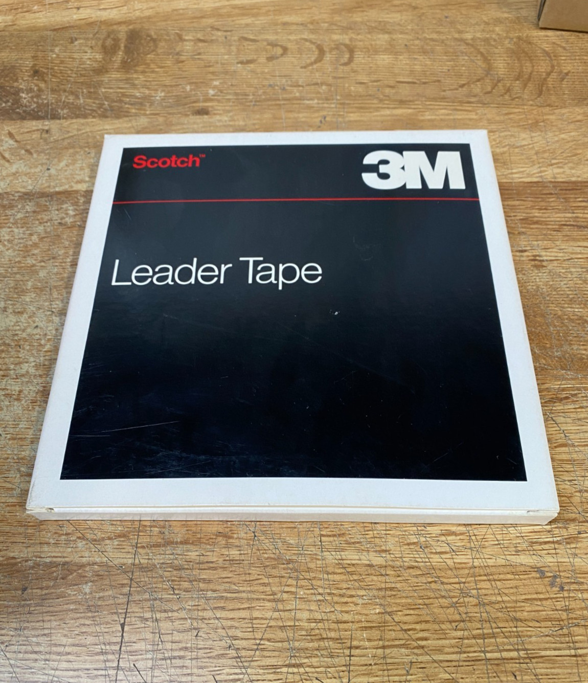 3M Scotch 61W- 1/4in x 1500ft Reel to Reel Leader Tape