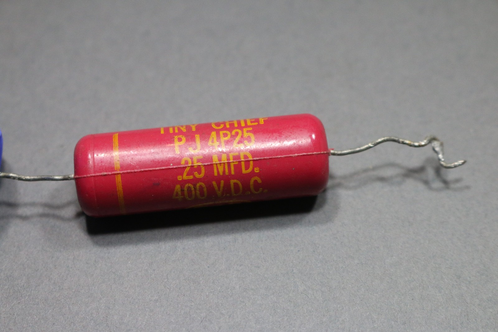 Vintage Cornell-Dubilier Tiny Chief .25 uF 400V DC Capacitor Tube Amp Tested