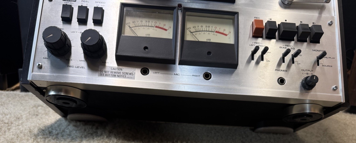 Pioneer RT-1020L Reel-to-Reel 3-Motor 3-Head Stereo Tape Deck/serviced/ Newbelts