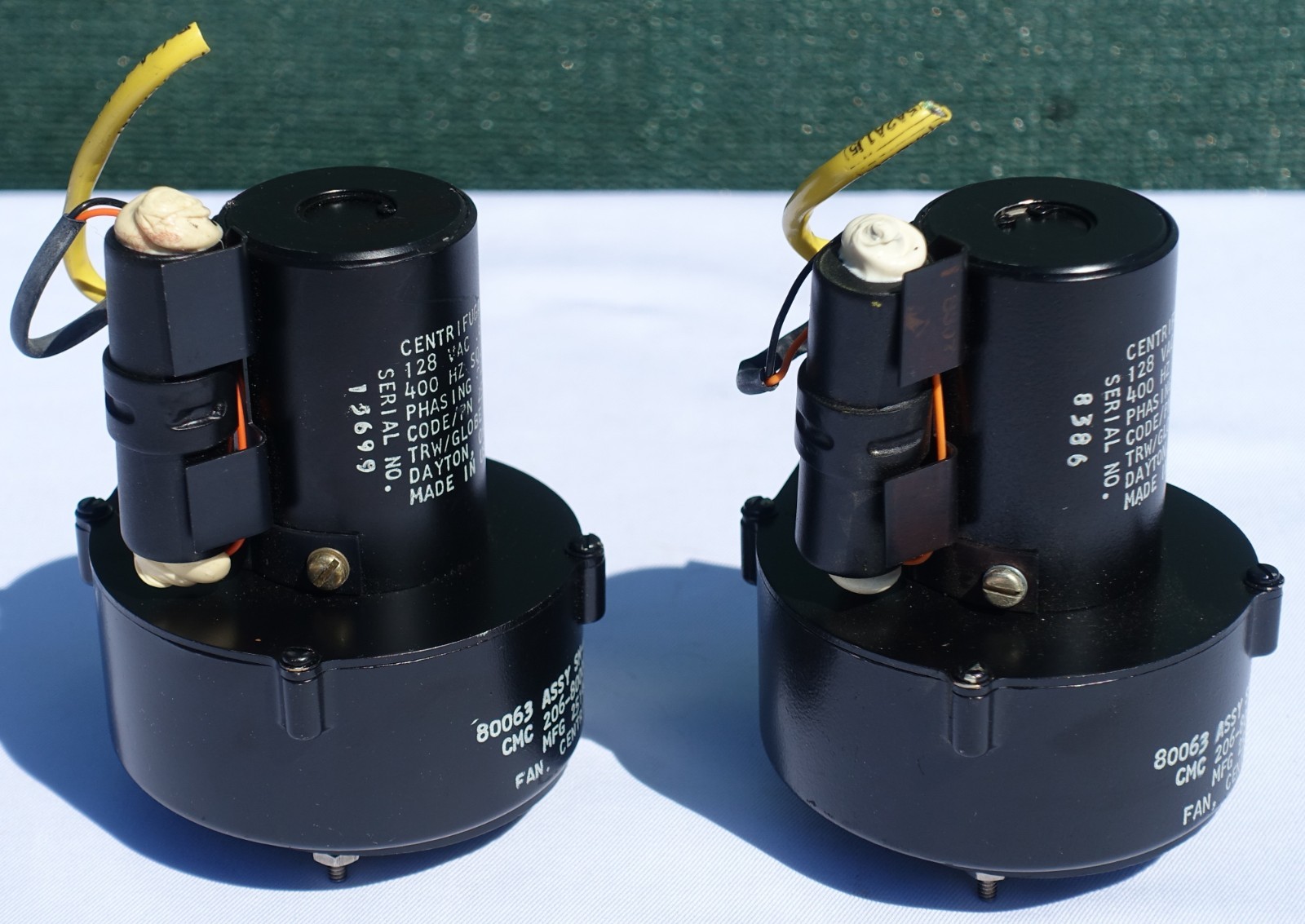TRW Centrifugal Cooling Blower for Electronics 128VAC 400Hz (Lot of 2pcs)