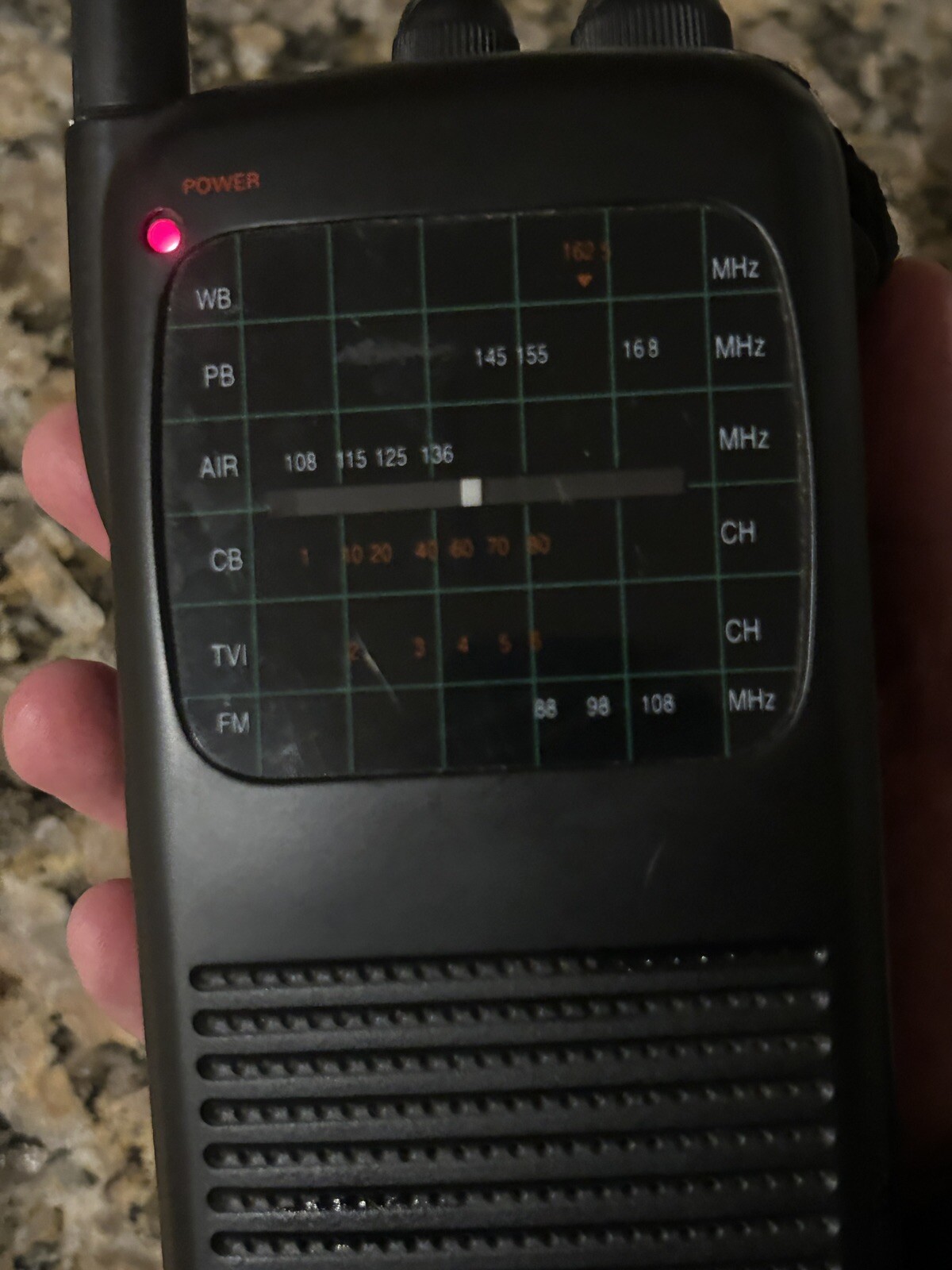 Vintage MULTI-BAND RADIO Patrol FM Radio HAND HELD CB TV1 FM Works ViDEO